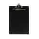Saunders Letter Size Aluminum Clipboard w/ Clip, Black, Chrome Clip, 23517