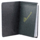Padfolio with Writing Pad, Black Alum, Pocket Size, 3.5 x 5.5 paper