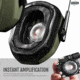 Savior Equipment Apollo Electronic Sound Suppressor, OD Green, Collapsed: 5.5 x 5.5 x 4, EM-APOLLO-OG