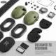 Savior Equipment Apollo Electronic Sound Suppressor, OD Green, Collapsed: 5.5 x 5.5 x 4, EM-APOLLO-OG