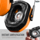 Savior Equipment Apollo Electronic Sound Suppressor, Orange, Collapsed: 5.5 x 5.5 x 4, EM-APOLLO-AN