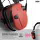 Savior Equipment Apollo Electronic Sound Suppressor, Red, Collapsed: 5.5 x 5.5 x 4, EM-APOLLO-RD
