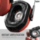 Savior Equipment Apollo Electronic Sound Suppressor, Red, Collapsed: 5.5 x 5.5 x 4, EM-APOLLO-RD