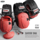 Savior Equipment Apollo Electronic Sound Suppressor, Red, Collapsed: 5.5 x 5.5 x 4, EM-APOLLO-RD
