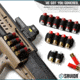 Savior Equipment Shotgun Shell Cards - 2 Rounds, Black, 2.25in x 3in, Black, 2.25in x 3in, MP-TNS-12G-TWO-2P-BK