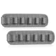 Savior Equipment Shotgun Shell Cards - 6 Rounds, Gray, MP-TNS-12G-SIX-2P-GS