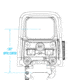 Scalarworks LEAP/15 Quick-detach Red Dot Sight Mount, Standalone, 1.93 in, Black, SW2500