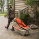 Scent Crusher Wheeled Ozone Roller Bag, Tan/Orange 59412-RB