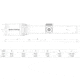 Schmidt &amp; Bender 1-8x24 Exos Rifle Scope, Second Focal Plane, FD7 Reticle, TMR 1cm cw Posicon CT / Posicon CT, Black, 780-811-708-03-03B24