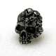 Schmuckatelli CO Mind Skull Bead, Pewter, SUMP