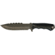 Schrade Extreme Survival Full Tang Fixed Blade Knife and Tool,6.6in Steel Drop Point Blade,Black TPE Wrapped Handle,Clam Package SCHF27CP