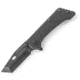Schrade Frame Lock Folder, 3.7 in. Tanto, Textured Handle, Plain SCH302