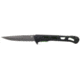 Schrade Inert CLR Folding Knife, 3.5in, AUS-10 Steel, Drop Point Blade, Black Aluminum Handle, 1159303