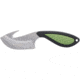 Schrade Isolate Ultimate Gut Hook Fixed Blade Knife, 3in, AUS-10 Steel, Drop Point/Gut Hook Blade, Black/Green Rubber Overmolded Handle, 1159330