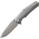 Schrade Linerlock Gray Folding Knife,3.5in,Stainless Steel,Standard Edge,Satin,Gray,Aluminum Handle SCH306