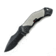Schrade Magic Assist, Black Handle w/Gray Inlay, ComboEdge SCHA4BGS