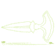 Schrade MOE Fixed Blade, 3in, AUS-10 Blade, Titunium Nitride Push Dagger Blade, Blade Rubberized Handle, 1182518