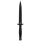 Schrade Needle Fixed Blade, Magnum Serrated, AUS-10 Steel Blade, Non-Sleep Rubberized Handle, 1182515