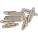 Schrade Teddy Roosevelt Shield, Oval Design, Antique Nickel Silver Finish, 3/4in Overall, Embossed Teddy Roosevelt, Package Of 10, S438
