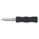 Schrade Uproar D/A OTF Automatic Folding Knife, 3in, D2 Steel, Bayonet Point Blade, Black Aluminum Handle, 1135967