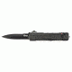 Schrade Viper 3rd Generation Automatic Folding Knife, 3.5in, 4034 Steel, Plain Blade, Black Finish, Black Titanium Nitride Handle, SCHOTF3B