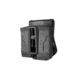 Scorpus Double Magazine Pouch for .45/10mm Single-Stack 1911 Steel Magazines w/ Swivel, Paddle and Belt, Black, SC-PS1911SB