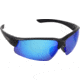 Sea Striker King Neptune Sunglasses-Blk/Blue Mirror, 24301