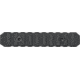 Seekins Precision M-LOK Rail Section, Black, 9 Slots, 0010560081 - F