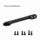 SENCUT Black Titanium Clip With 3 Sets Titanium Screws - T001D