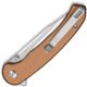 SENCUT Ingot Button Lock Brown, S251021