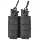 Sentry Gunnar Side By Side Double Pistol Mag Pouch, 9mm/.40 Caliber, Black, Double, 25AC04BK