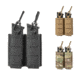 Sentry Pistol Double Mag Pouch Side By Side, Black, Coyote Brown, Multicam