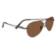 Serengeti Brando Progressive Prescription Sunglasses, Shiny Dark Gunmetal Frame-7885PR