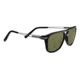Serengeti Empoli Single Vision Prescription Sunglasses, Shiny Black Frame-7762SV