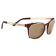 Serengeti Enzo Single Vision Prescription Sunglasses, Shiny Dark Tortoise Frame, Polarized, Photochromic, 8082SV