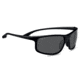 Serengeti Levanzo Single Vision Prescription Sunglasses, Shiny Black Frame, Polarized, Photochromic, 8611SV