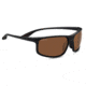 Serengeti Levanzo Single Vision Prescription Sunglasses, Sanded Dark Brown Frame, 8610SV