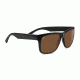 Serengeti Positano Single Vision Prescription Sunglasses, Shiny Black Frame, 8369SV