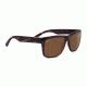 Serengeti Positano Single Vision Prescription Sunglasses, Shiny Dark Tortoise Frame, 8371SV
