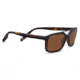 Serengeti Renzo Single Vision Prescription Sunglasses, Satin Tortoise/Satin Dark Gunmetal Frame, 8627SV