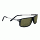 Serengeti Rivoli Sunglasses - Shiny Black Frame and Polarized 555nm Lens 7767