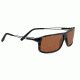 Serengeti Rivoli Sunglasses - Satin Brown/Black Tortoise Frame and Polarized Drivers Lens 7768
