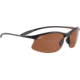 Serengeti Maestrale Rx Sunglasses Shiny Black/Orange Frame