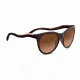 Serengeti Valentina, Polarized Drivers Gradient, Round/Cat-Eye, Female, Shiny Dark Tortoise/Satin Rose Gold, Medium 8567