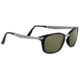Serengeti Volare Single Vision Prescription Sunglasses, Satin Black/Satin Light Gunmetal Frame, 8495SV