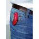 Sheffield Elliptical Folding Lockback Utility Knife, 2Pc Set, Red/Black, 10713