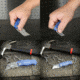 Sheffield Folding Lock Back Utility Knives, 2 Pack, Blue, 12117