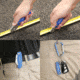 Sheffield Folding Lock Back Utility Knives, 2 Pack, Blue, 12117