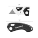 Sheffield Gadget Lock Back Utility Folding Knife, Black, 1282