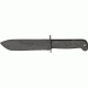 Sheffield MOD Pattern Fixed Knife, black phosphate coated carbon steel blade, fiber handle SHE004